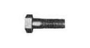 [691399] [691399] HEX HEAD BOLT/NUT STEEL UNGALV, M24 X 95MM