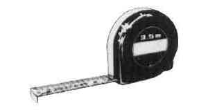 RULE CONVEX STEEL METRIC&INCH 5MTR/16'