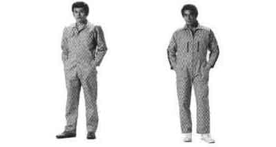 BOILERSUIT COTTON FASTENER, TYPE BLUE SIZE 4L