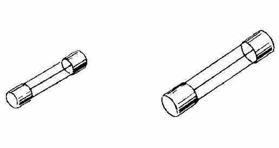 FUSE GLASS TUBE TYPE 125V, 0.4AMP DIA5.2XL20MM