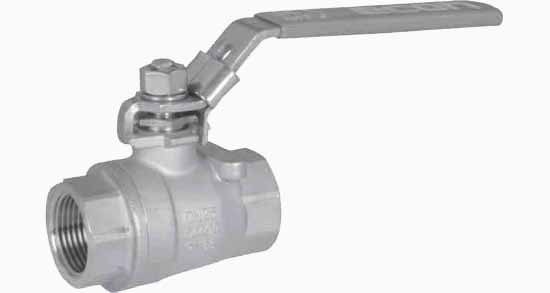 BALL VALVE DIN S.STEEL 1000LBS, FULL BORE #7752 BSP 1/4&quot;