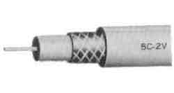 CABLE COAXIAL RADIO-FREQUENCY, 5C-2V 75OHM