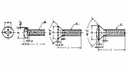 [694201] [694201] SCREW MACHINE CROSS-RECESSED, HEAD WITH FURTHER DETAIL