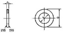 [694841] [1485000] WASHER PLAIN ROUND, STAINLESS STEEL M18.0