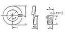 [695215] [1486400] WASHER SPRING-LOCK STEEL, M6.0