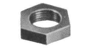 LOCK NUT MALLEABLE CAST IRON, GALV 1/2