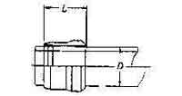 SLEEVE FOR STEEL COMPRESSION, FITTING 30MM 250KG