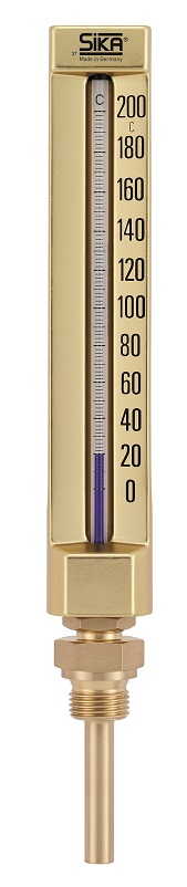 THERMOMETER SIKA 271B 200X36MM, PT1/2 0-100DEG.C 100MM-STEM