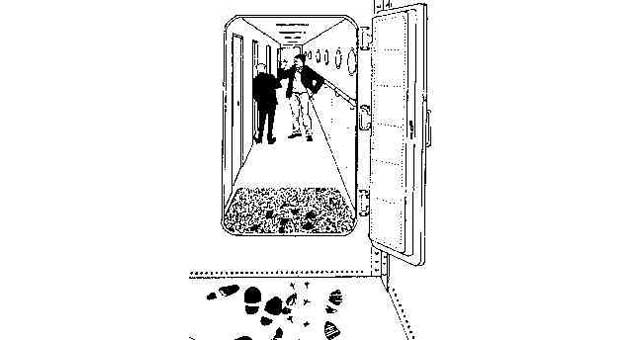 MAT DOOR FIBRE &amp; ROBBER JOINT, 75X150CM