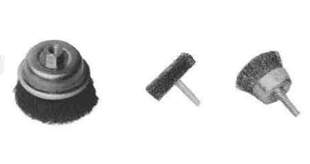 BRUSH WIRE WHEEL THREADED NUT, TYPE 75MMXM10THREAD