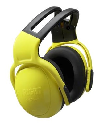 EAR MUFF LEFT/RIGHT HIGH APPL, SNR 33-H/M/L 33/31/21 YELLOW