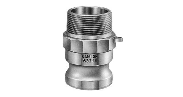 COUPLING CAM&amp;GROOVE ALUM ALLOY, F PLUG W/MALE THREAD 1&quot;