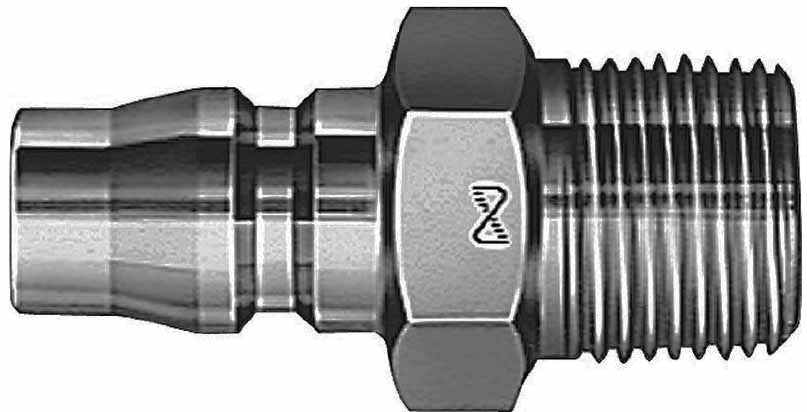 COUPLER QUICK-CONNECT STEEL, 10PM R-1/8