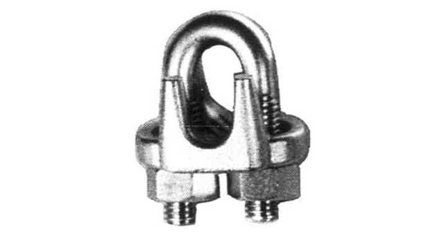 WIRE CLIP STANDARD S.STEEL, 1.5MM