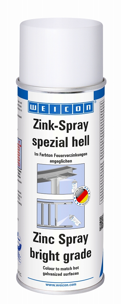 PROTECTION SPRAY WEICON 400ML, ZINC SPRAY &quot;BRIGHT GRADE&quot;