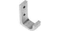 COAT HOOK C-TYPE ALUM ALLOY, 18X62MM