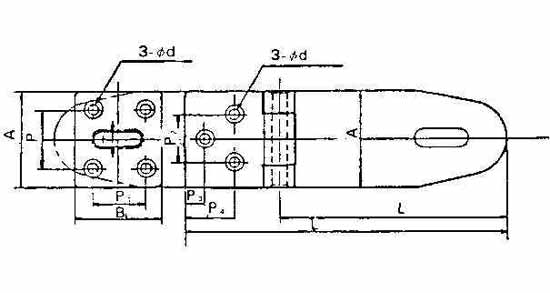 PADLOCK HASP BRASS L52XW28MM