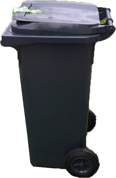 CONTAINER GARBAGE POLYETHYLENE, WITH WHEELS CAPACITY 240LTR
