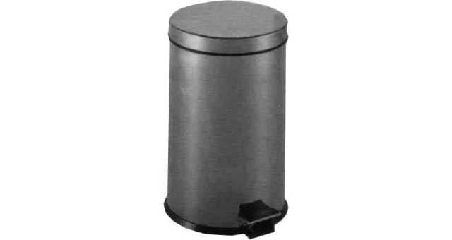 WASTE BASKET PEDAL FLIP, STAINLESS STEEL 50LTR