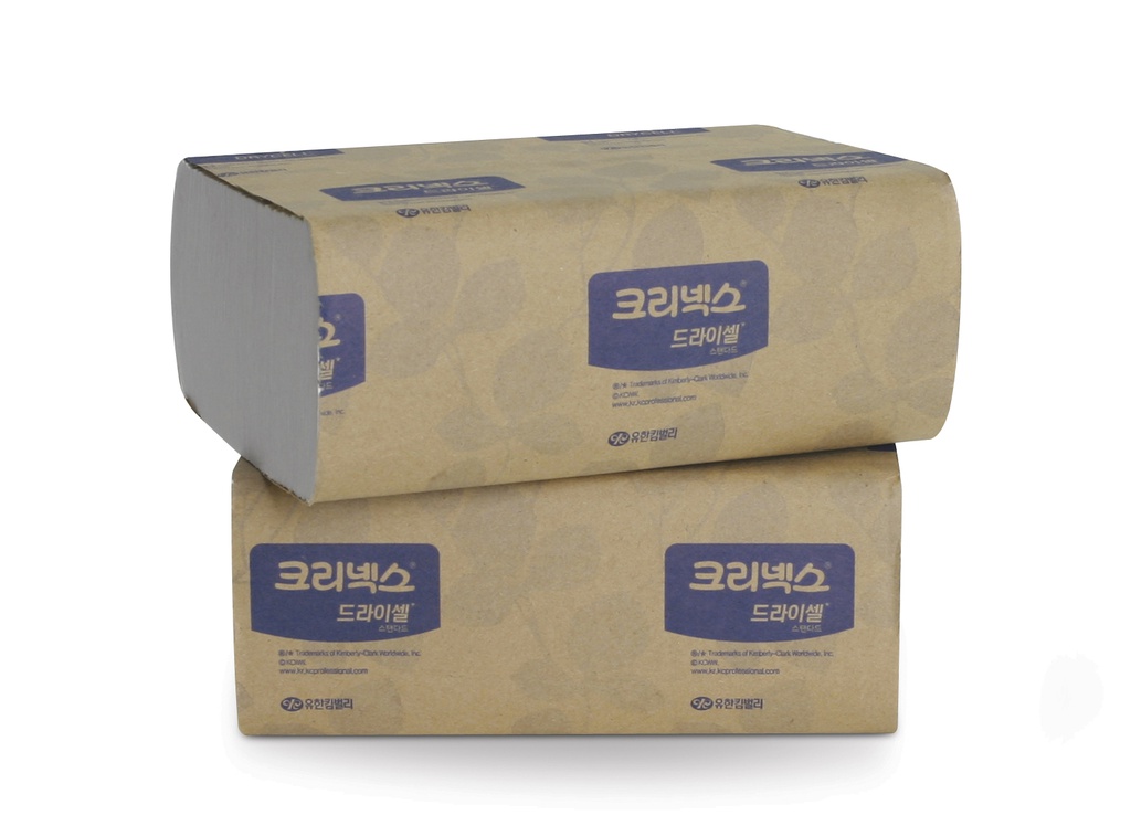 PAPER TOWEL FOLD W/ECO LOGO, STANDARD 196MMX240MM 250'S/BOX