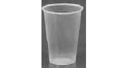 GLASS DISPOSABLE PLASTIC CLEAR 25CL CTN 1250'S