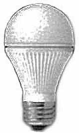 LAMP LED 8W (60W) 220V E-27, COOL WHITE