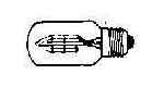 LAMP NAVIGATION TUBULAR, E-27 110V 40W