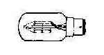 LAMP NAVIGATION TUBULAR, BAY-15D 110V 40CD