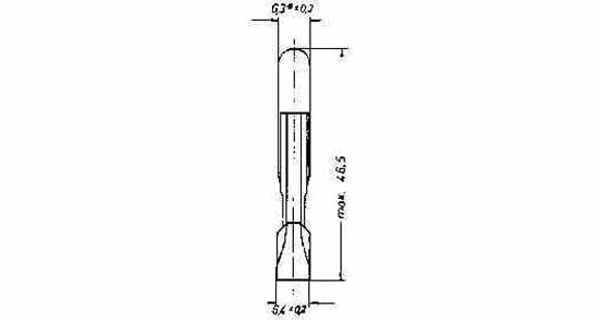 LAMP TELEPHONE INDICATOR T6.8, (45) 24V 50MA 6.8X44MM