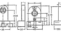 [791521] FL-LAMP HOLDER ROTOR-TYPE, PHENOL RESIN 250V 1A