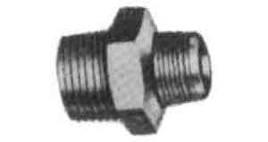 [1092906] NIPPLE HEXAGON REDUCING STEEL, THREADED 1/2X3/8 F/H.P. PIPE