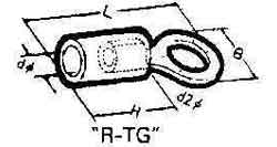 [794704] CABLE SHOE CLAMPING TYPE R-TG, NOMINAL SIZE 2.0-4