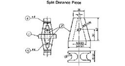 [299841560] SPLIT DISTANCE PIECE, FOR 16MM MANILA ROPE