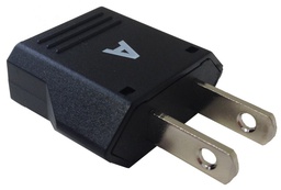 [792961] PLUG ADAPTOR 2-FLAT PIN PLUG &amp; 2-ROUND PIN RECEPTACLE