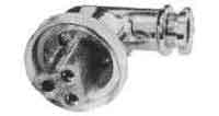 [792802] PLUG WATERTIGHT 3PIN ANGLE, TYPE-1MB SYNTHETIC RESIN